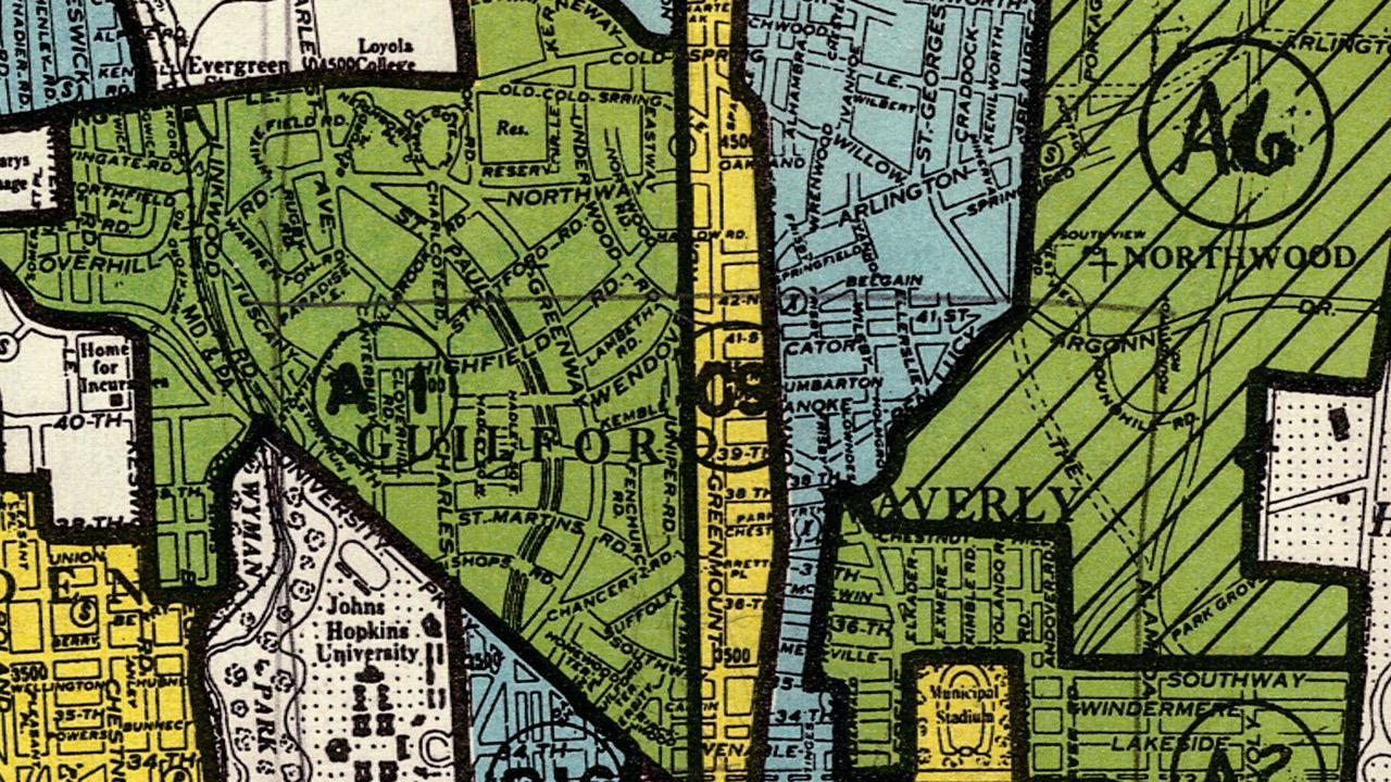 Map of Baltimore in Theo Anthony’s Rat Film. Photo: MEMORY.